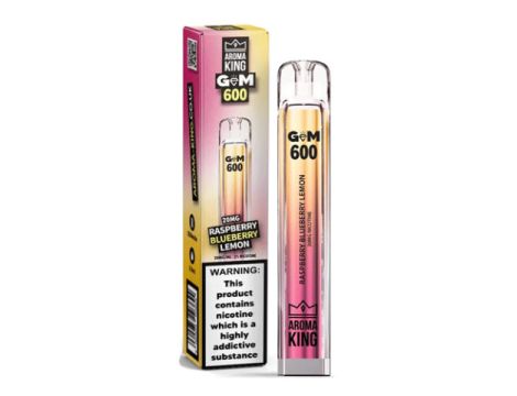 Aroma King Gem 700 puffs 20mg - Raspberry Blueberry Lemon